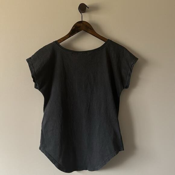 HARLEY DAVIDSON WOMEN’S BANDANA EAGLE HI-LOW SHORT SLEEVE TEE SIZE SMALL - Picture 2 of 7